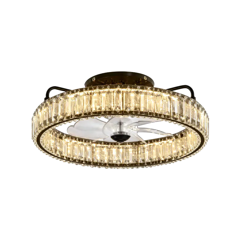 Downrod plafondventilator met licht