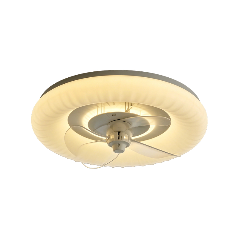 Downrod plafondventilator met licht Downrod plafondventilator met licht