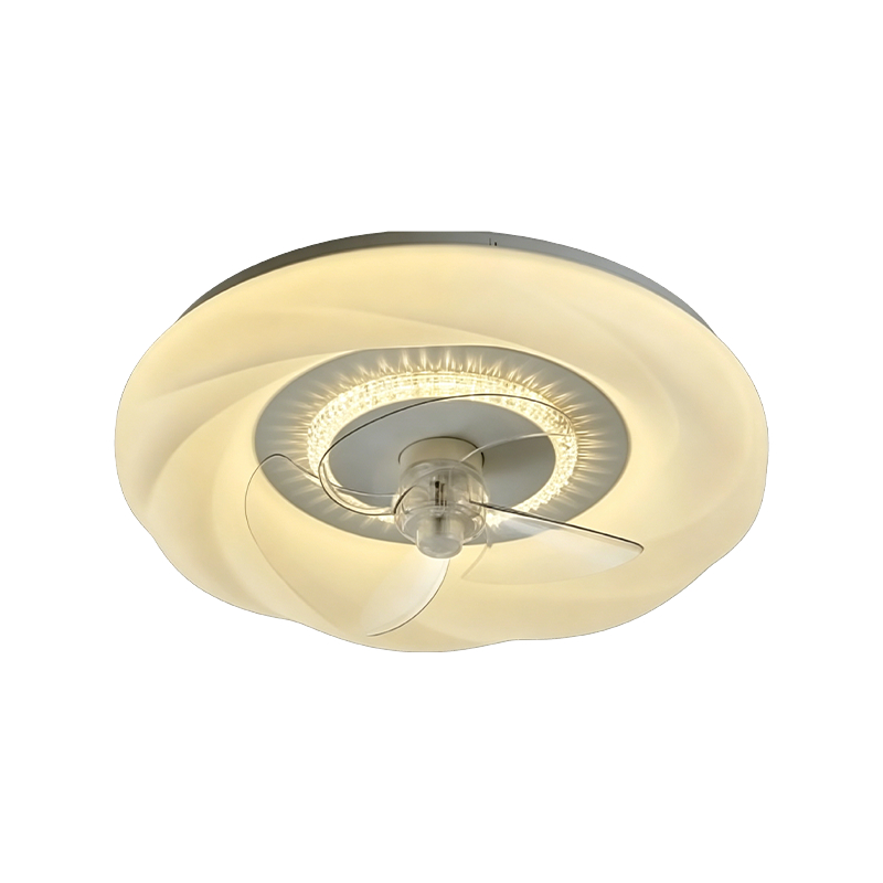 Downrod plafondventilator met licht Downrod plafondventilator met licht