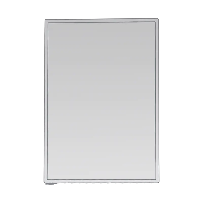 Aluminium waterdichte enkele deur LED-badkamerspiegelkast
