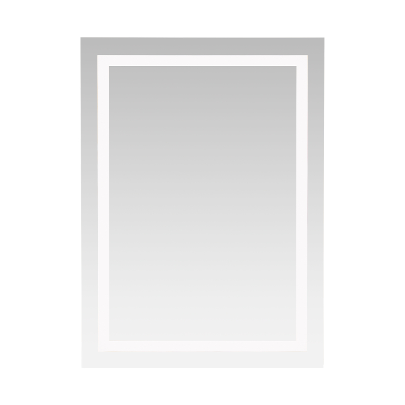 Aluminium frame LED slim dimmen ontwaseming badkamerspiegel met achtergrondverlichting Aluminium frame LED slim dimmen ontwaseming badkamerspiegel met achtergrondverlichting