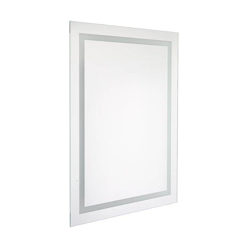Aluminium frame LED slim dimmen ontwaseming badkamerspiegel met achtergrondverlichting Aluminium frame LED slim dimmen ontwaseming badkamerspiegel met achtergrondverlichting