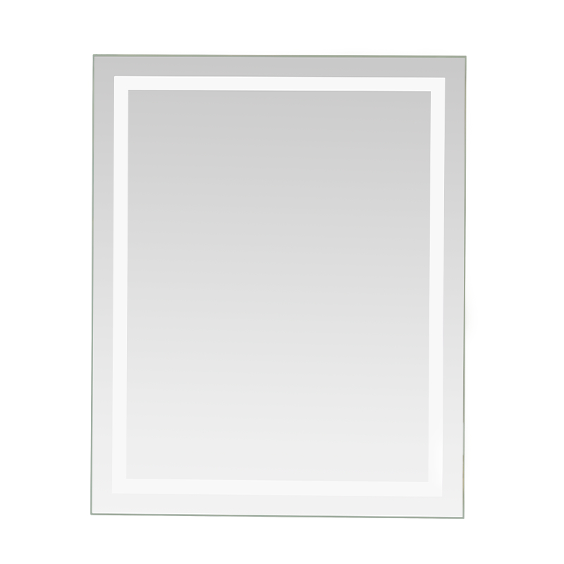 LED slimme dimbare badkamerspiegel met achtergrondverlichting LED slimme dimbare badkamerspiegel met achtergrondverlichting