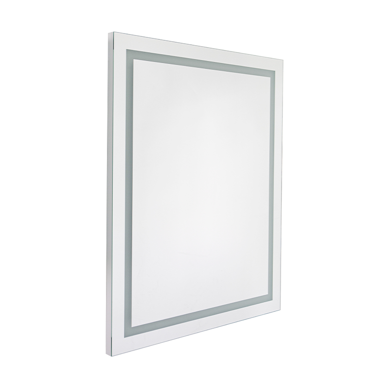 LED slimme dimbare badkamerspiegel met achtergrondverlichting LED slimme dimbare badkamerspiegel met achtergrondverlichting
